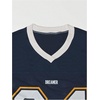 image:imageGORGLITTER Womens Y2k Oversized Jersey Shirts Baggy Graphic Tees Number Football Custom Baseball Jersey StreetwearDark Blue