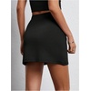 image:imageWomens Split High Waisted Mini Skirt Ruched Dressy Casual Bodycon Skirts