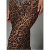 image:imageGORGLITTER Womens Leopard Maxi Skirt Mesh See Through Low Waist Y2K Bodycon SkirtsBrown