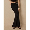 image:imageGORGLITTER Womens Low Waisted Maxi Skirts Trendy Fishtail Bodycon Long Skirts with Belted Vacation Going Out OutfitsBlack