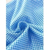 image:imageGORGLITTER Womens Boyshort Bikini Set with Shorts 2026 Gingham Triangle Halter String Swimsuits Cheeky Sexy Bathing SuitLight Blue