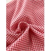 image:imageGORGLITTER Womens Boyshort Bikini Set with Shorts 2026 Gingham Triangle Halter String Swimsuits Cheeky Sexy Bathing SuitRed and White