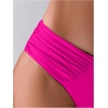 image:imageGORGLITTER Womens Ruched Cheeky Bikini Bottom High Waisted V Cut Thong Swimsuits Bathing Suit Bottoms Beach Swim WearHot Pink