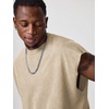image:imageGORGLITTER Mens Dolman Sleeve Crop Vest Top T Shirts Crewneck Loose Pullover Tank TopsSolid Apricot