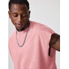 image:imageGORGLITTER Mens Dolman Sleeve Crop Vest Top T Shirts Crewneck Loose Pullover Tank TopsSolid Pink