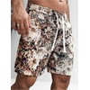 image:imageGORGLITTER Mens Floral Embroidery Drawstring Shorts Graphic Paisley Casual Gym ShortsMulticolor