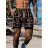 image:imageGORGLITTER Mens Graphic Anime Gym Shorts Y2K 2 in 1 Basketball Athletic Workout Drawstring Drippy ShortsBrown