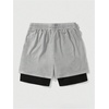 image:imageGORGLITTER Mens Graphic Anime Gym Shorts Y2K 2 in 1 Basketball Athletic Workout Drawstring Drippy ShortsGrey