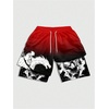 image:imageGORGLITTER Mens Graphic Anime Gym Shorts Y2K 2 in 1 Basketball Athletic Workout Drawstring Drippy ShortsRed Graphic
