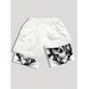 image:imageGORGLITTER Mens Graphic Anime Gym Shorts Y2K 2 in 1 Basketball Athletic Workout Drawstring Drippy ShortsWhite
