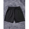 image:imageGORGLITTER Mens Graphic Cool Shorts Drawstring Waist Basketball Athletic Gym Shorts with PocketsBlack L