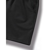 image:imageGORGLITTER Mens Graphic Cool Shorts Drawstring Waist Basketball Athletic Gym Shorts with PocketsLetter Black