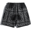 image:imageGORGLITTER Mens Graphic Print Gym Track Shorts Drawstring Waist Pockets Workout Cool ShortsBlack Graphic C
