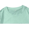 image:imageGORGLITTER Mens Oversized T Shirt Letter Graphic Short Sleeve Drop Shoulder Crewneck Tee TopsMint Green
