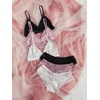 image:imageGORGLITTER Womens 3 Pack Lace Matching Bra and Panty Sets Bow Cute Bralette Underwear Lingerie SetMulticolor