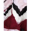 image:imageGORGLITTER Womens 8 Piece Sexy Lace Lingerie Matching Bralette Bra and Panty SetBlack White Red