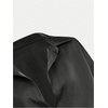 image:imageGORGLITTER Womens Deep V Neck Long Sleeve Shirts Bodysuit Satin Button Down Party Night Sexy Leotard TopsBlack