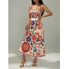 image:imageGORGLITTER Womens Floral Farm Rio Maxi Dress Boho Beach Hawaiian Havana Nights Sundresses Summer Vacation OutfitsMulticolor