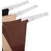 image:imageGORGLITTER Womens G String Thongs Sexy 3 Pack No Show Invisible Clear Strap Underwear Low Rise PantiesBlack Khaki Brown