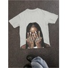 image:imageGORGLITTER Womens Oversized Graphic Tees Y2K Hip Hop Short Sleeve T Shirt Summer Loose Vintage Going Out TopsGrey Graphic