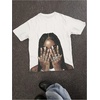 image:imageGORGLITTER Womens Oversized Graphic Tees Y2K Hip Hop Short Sleeve T Shirt Summer Loose Vintage Going Out TopsWhite