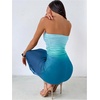 image:imageGORGLITTER Womens Strapless Mesh Dinner Cocktail Tube Maxi Dress Y2K Summer Wedding Guest Sunset Prom Beach SundressesBlue