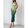image:imageGORGLITTER Womens Strapless Mesh Dinner Cocktail Tube Maxi Dress Y2K Summer Wedding Guest Sunset Prom Beach SundressesGreen