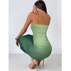image:imageGORGLITTER Womens Strapless Mesh Dinner Cocktail Tube Maxi Dress Y2K Summer Wedding Guest Sunset Prom Beach SundressesGreen
