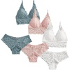 White Pink Green