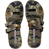 image:imageGORGLITTER Womens Camo Strappy Sandals Camouflage Print Flip Flops Open Toe Slides ShoesArmy Green Camouflage
