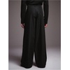 image:imageGORGLITTER Mens Baggy Wide Leg Dress Pants Pleated Work Suit Pants High Waisted Slacks Business Casual TrousersSolid Black