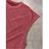 image:imageGORGLITTER Mens Sleeveless Cropped Shirt Cut Off Y2k Rave Boxy Tank Top Fashion Summer Muscle Streetwear Tee Crop TopBrick Red