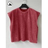 image:imageGORGLITTER Mens Sleeveless Cropped Shirt Cut Off Y2k Rave Boxy Tank Top Fashion Summer Muscle Streetwear Tee Crop TopBrick Red