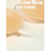 image:imageGORGLITTER Womens Invisible Adhesive Strapless Sticky Bra Push Up No Show Bras with Clear Halter Neck StrapNude