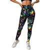 image:imageGORGLITTER Womens Neon 80s Leggings Rave High Waisted Y2K Festival Skinny PantsMulticolor