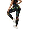 image:imageGORGLITTER Womens Neon 80s Leggings Rave High Waisted Y2K Festival Skinny PantsMulticolor