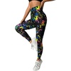 image:imageGORGLITTER Womens Neon 80s Leggings Rave High Waisted Y2K Festival Skinny PantsMulticolor