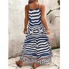 image:imageGORGLITTER Womens Plus Size Summer Dress Boho Beach Sundress Bump Friendly Tropical Sleeveless Maxi Long Cruise DressBlue Leopard