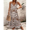 image:imageGORGLITTER Womens Plus Size Summer Dress Boho Beach Sundress Bump Friendly Tropical Sleeveless Maxi Long Cruise DressBrown