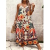 image:imageGORGLITTER Womens Plus Size Summer Dress Boho Beach Sundress Bump Friendly Tropical Sleeveless Maxi Long Cruise DressMulticolor