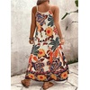 image:imageGORGLITTER Womens Plus Size Summer Dress Boho Beach Sundress Bump Friendly Tropical Sleeveless Maxi Long Cruise DressMulticolor