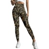 image:imageGORGLITTER Womens Neon 80s Leggings Rave High Waisted Y2K Festival Skinny PantsCamo Print