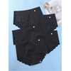image:imageGORGLITTER Womens 5 Pack Seamless Transparent Underwear No Show Thongs See Through Invisible PantiesBlack
