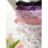 image:imageGORGLITTER Womens 5pack Cute Panties Floral Print Low Rise Frilly Panties Coquette Underwear SetBlack White Pink Purple