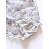 image:imageGORGLITTER Womens 5pack Cute Panties Floral Print Low Rise Frilly Panties Coquette Underwear SetBlack White Purple