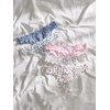 image:imageGORGLITTER Womens 5pack Cute Panties Floral Print Low Rise Frilly Panties Coquette Underwear SetMulticolor