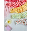image:imageGORGLITTER Womens 5pack Cute Panties Floral Print Low Rise Frilly Panties Coquette Underwear SetYellow Red Pink Green Beige