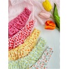 image:imageGORGLITTER Womens 5pack Cute Panties Floral Print Low Rise Frilly Panties Coquette Underwear SetYellow Red Pink Green Beige