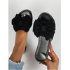 image:imageGORGLITTER Womens Bow Cheetah Summer Flat Sandals Leopard Dressy Open Toe Trendy Slide Sandals 2026Black