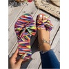 image:imageGORGLITTER Womens Bow Cheetah Summer Flat Sandals Leopard Dressy Open Toe Trendy Slide Sandals 2026Multicolor